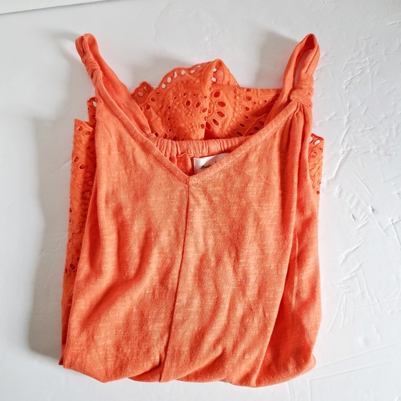 ANTHROPOLOGIE Meadow Rue Knotted Lace Tank XS - Picture 9 of 9
